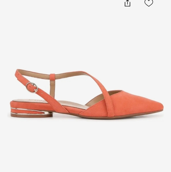 Naturalizer Women's Hawaii Apricot Suede Flats Size 9.5 - Picture 11 of 13